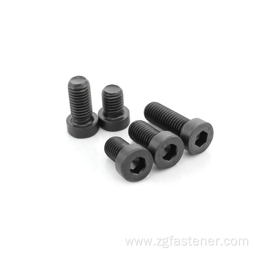 grade 8.8 black oxide socket cap screw with reduced head